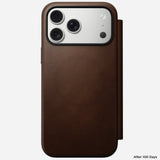 Nomad Modern Leather Folio Iphone 17 Pro Max Brown