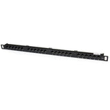 Panel De Parcheo Startech.Com  De 24 Puertos Rj45 Cat5e 110 - 0,5u Montaje En Rack - Patch Panel