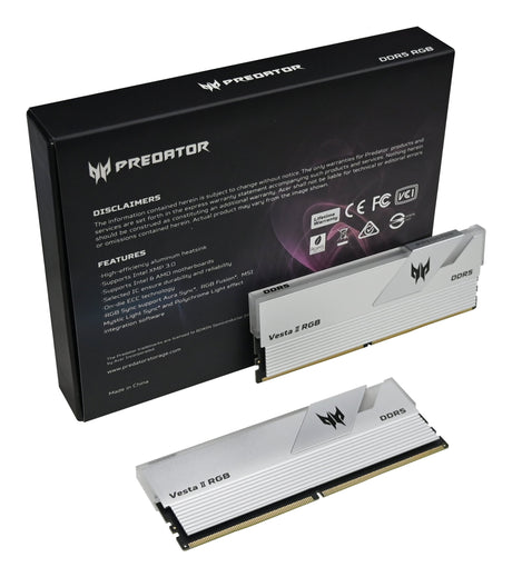 EAN 6955914639003 - Predator VESTA2-32GB-6000-1R8-V13 módulo de memoria 2 x 16 GB DDR5 6000 MT/s 288-pin DIMM imagen 11