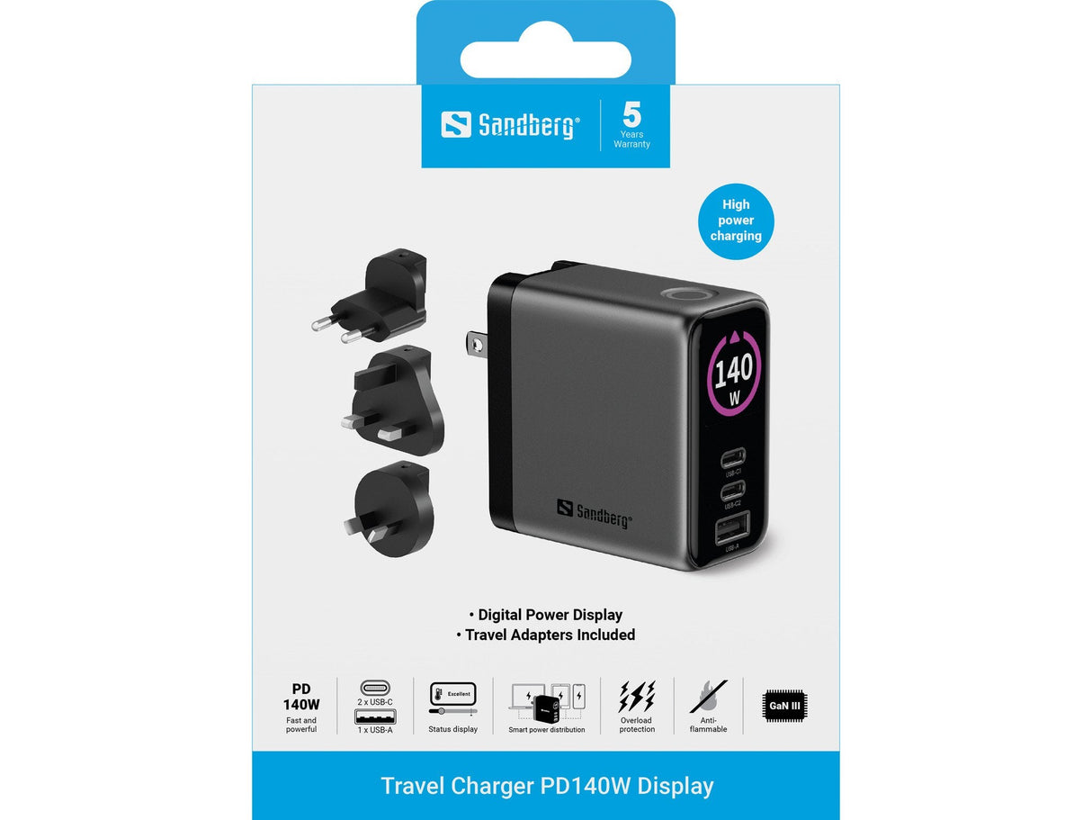 Travel Charger Pd140w Display