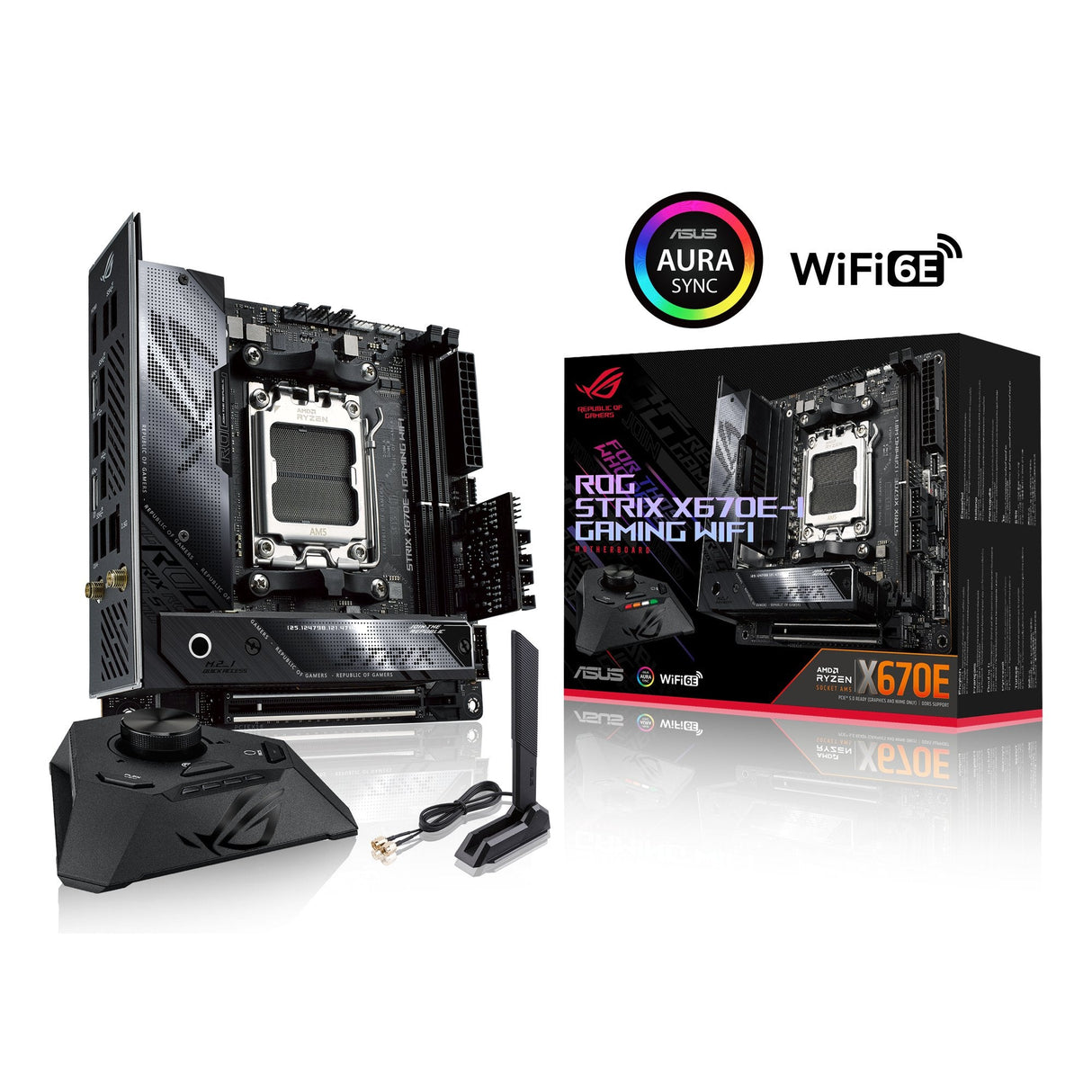 EAN 4711081905578 - ASUS ROG STRIX X670E-I GAMING WIFI AMD X670 Zócalo AM5 mini ITX imagen 6