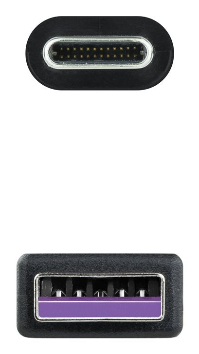 Nanocable Cable Usb-C 2.0 Macho A Usb-A Macho 1m