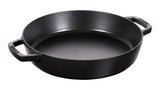Staub Bratpfanne Mit 2 Griffen 26 Cm Seidenmattschwarz