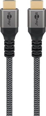 EAN 4040849652622 - Goobay 65262 cable HDMI 3 m HDMI tipo A (Estándar) Negro, Plata imagen 2