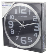 EAN 5901299929889 - Esperanza EHC013K Wall Clock - Zurich - Black Reloj de cuarzo Ovalado Negro, Blanco imagen 2