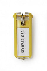 Llavero Durable Clip Para Llaves 6 Piezas Amarillo