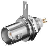 Conector Bnc Hembra Panel Para Soldar  (Venta Unitaria - Compra Minima 10 Unidades)