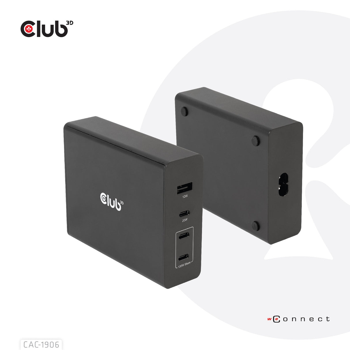 EAN 8719214472276 - CLUB3D CAC-1906 cargador de dispositivo móvil Universal Negro CC Interior imagen 3