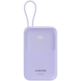 Canyon Onpower 101 - Powerbank - 10.000 Mah - Dig. Disp. - In Usb-C - Out Usb-A - Qc 3.0 Usb-C