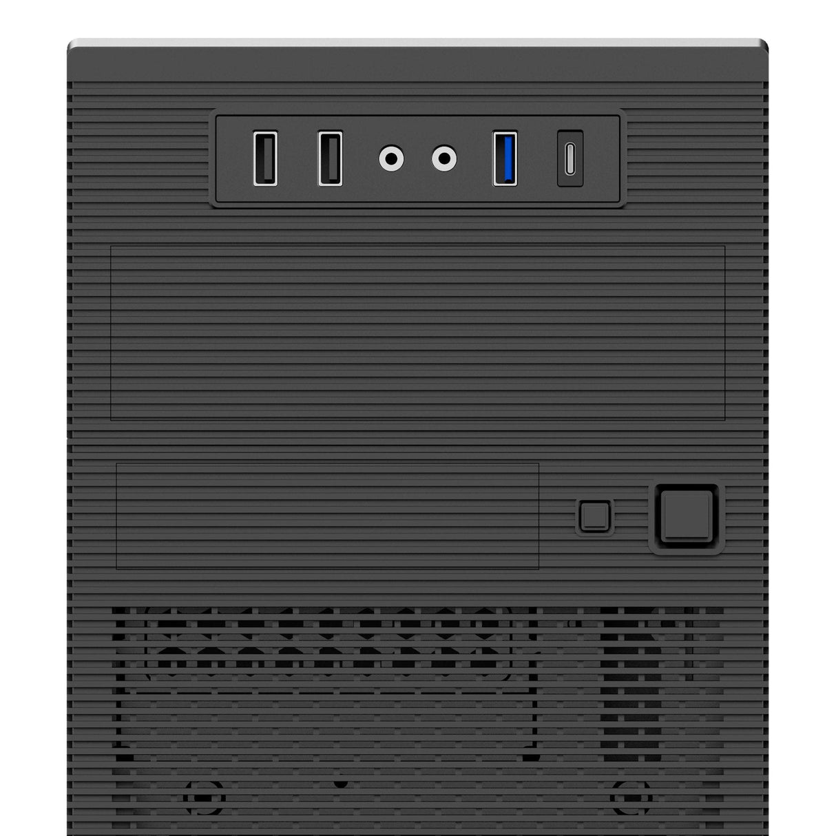 Caja Micro Atx Unykach Aero C15 Uk52015 Frontal Rejilla Disipador Max 150mm Gpu Max 295mm Negro