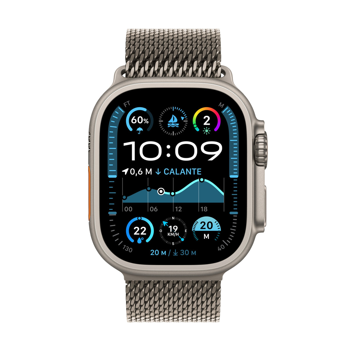 EAN 0195949588501 - Apple Watch Ultra 2 OLED 49 mm Digital 410 x 502 Pixeles Pantalla táctil 4G Titanio Wifi GPS (satélite) imagen 2