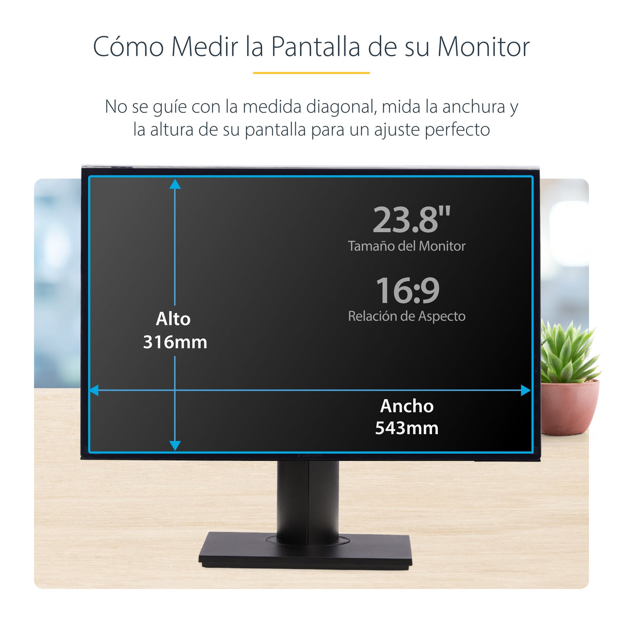 EAN 65030901918 - StarTech.com 238A-PRIVACY-SCREEN filtro para monitor 60,5 cm (23.8") Filtro de privacidad para pantallas si imagen 11