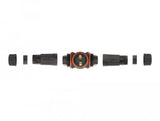 Delock Cableverbinder T-Form Für Aussenbereich 2 Pin, Ip68 Wasserdicht, Schraubbar, Cabledurchmesser 4,5 - 7,5 Mm Schwarz