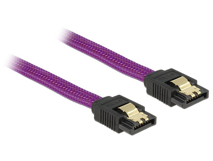 Cable  Sata 6 Gb S 20 Cm Violett