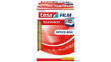 Tesa Tesafilm Transparente, 6 Rollos, 25 Mm, Estuche De Oficina, Cinta Adhesiva