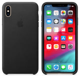 Apple Iphone Xs Max Leather Case - Black