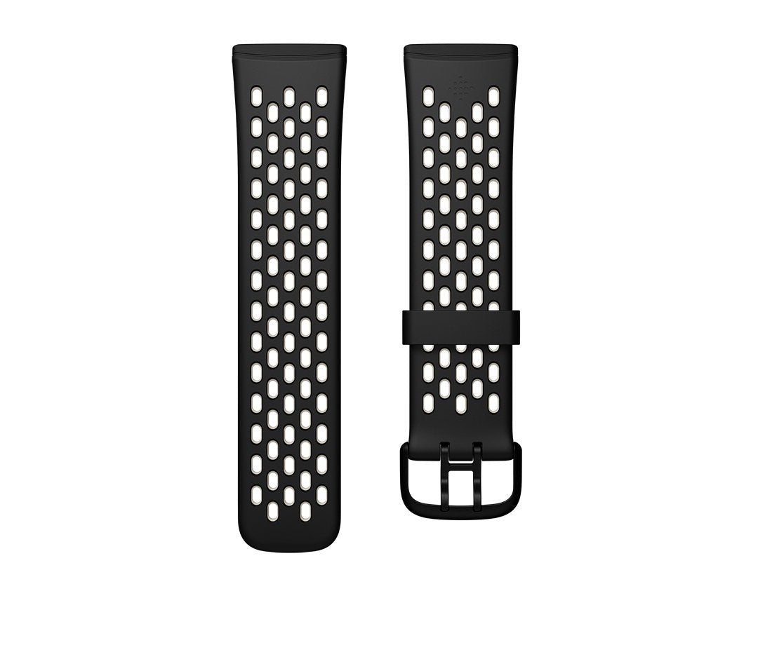 Versa 3 Sense Sport Bnd Black  White L