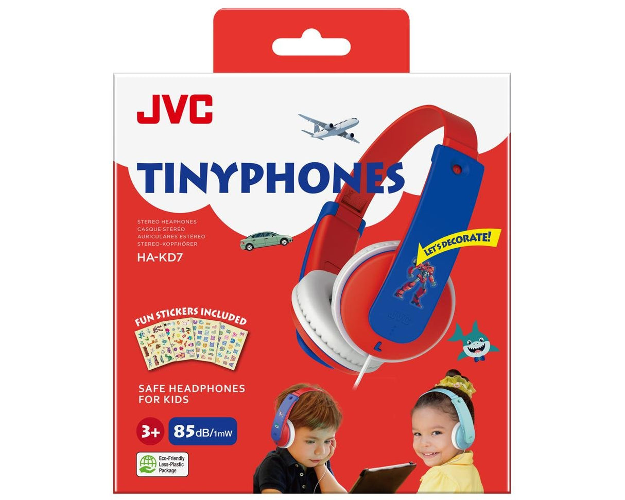 Tinyphones Ha-Kd7 Wired  Headphones Red/Blue