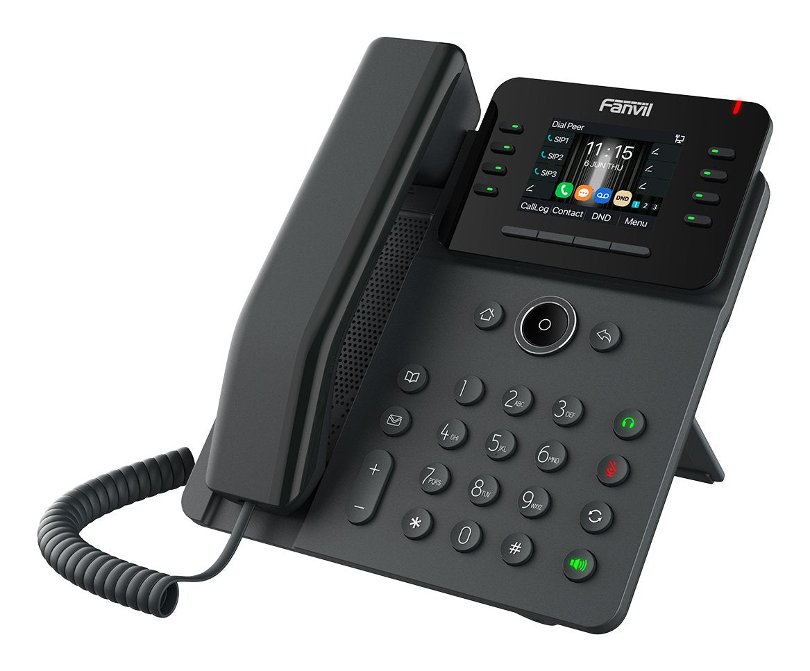EAN 6937295605211 - Fanvil V62W teléfono IP Negro 12 líneas LCD imagen 2