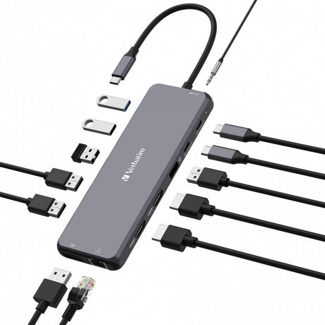 EAN 0023942321538 - Verbatim CMH-13 USB Tipo C 10000 Mbit/s Plata imagen 3
