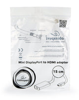 EAN 8716309099202 - Gembird A-MDPM-HDMIF-02-W adaptador de cable de vídeo Mini DisplayPort HDMI tipo A (Estándar) Blanco imagen 4