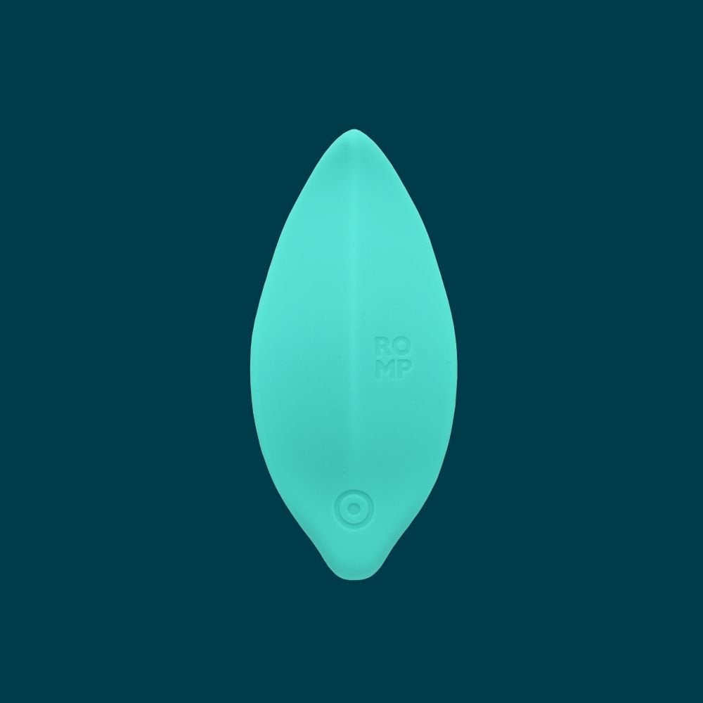 Romp - Wave Vibrador Estimulador De Clítoris Forma Ergonómica Verde Agua
