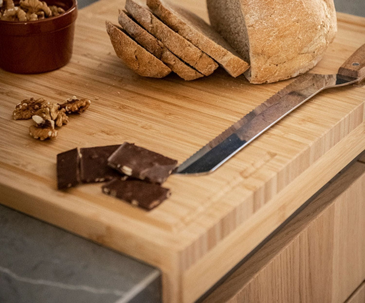 Tabla De Corte Para Cocina De Bambú 45x35x5cm Cc72078 Andrea House