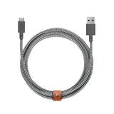 Native Union Belt Cable Xl Cable Usb 3 M Usb A Usb C Negro, Blanco