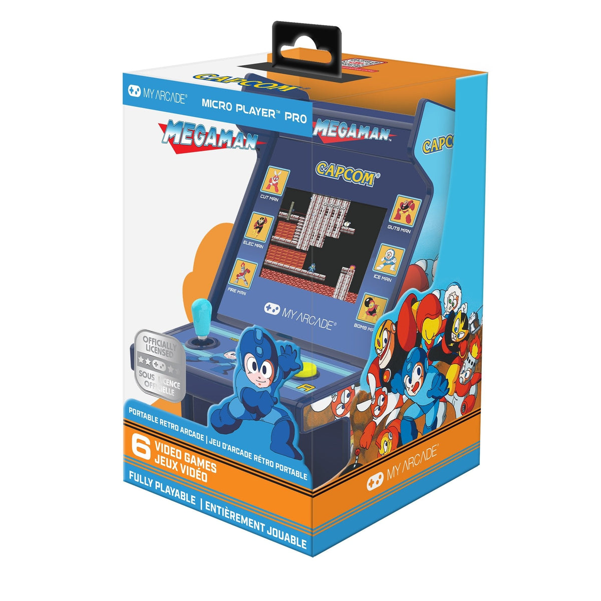 My Arcade Micro Player Pro Megaman 6 Games 6.75" Dgunl-4189