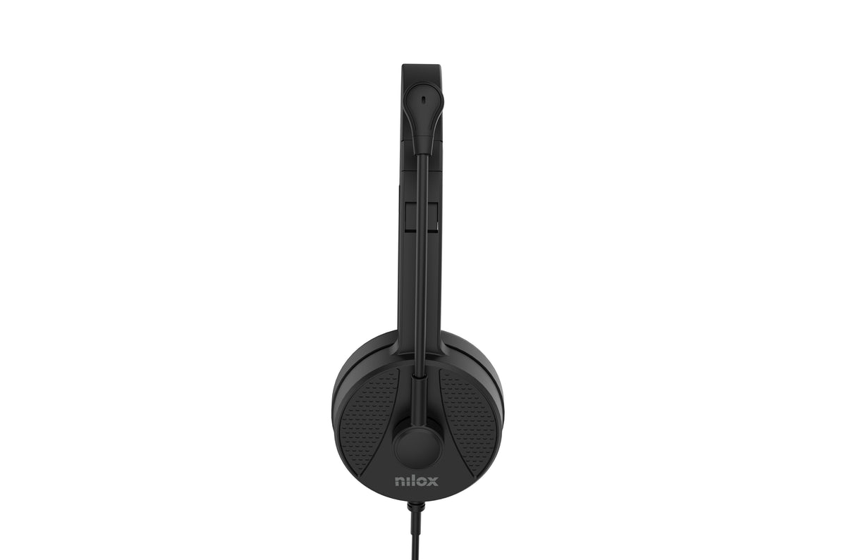 Auriculares Nilox Nxausb01 Alámbrico  Negro