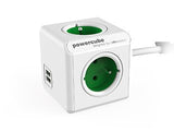EAN 8718444085812 - Allocacoc 2402GN/FREUPC base múltiple 1,5 m 4 salidas AC Interior Verde, Blanco imagen 1