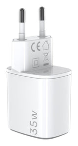 EAN 8021735212225 - Celly UPTC1USB1USBC35 cargador de dispositivo móvil Universal Blanco Corriente alterna Carga rápida Inter imagen 2