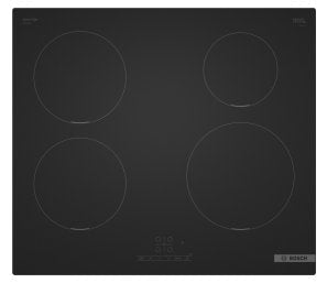 Bosch Pie61abb5e Hob, Induction, Number Of Burners Cooking Zones 4, 60 Cm, Black