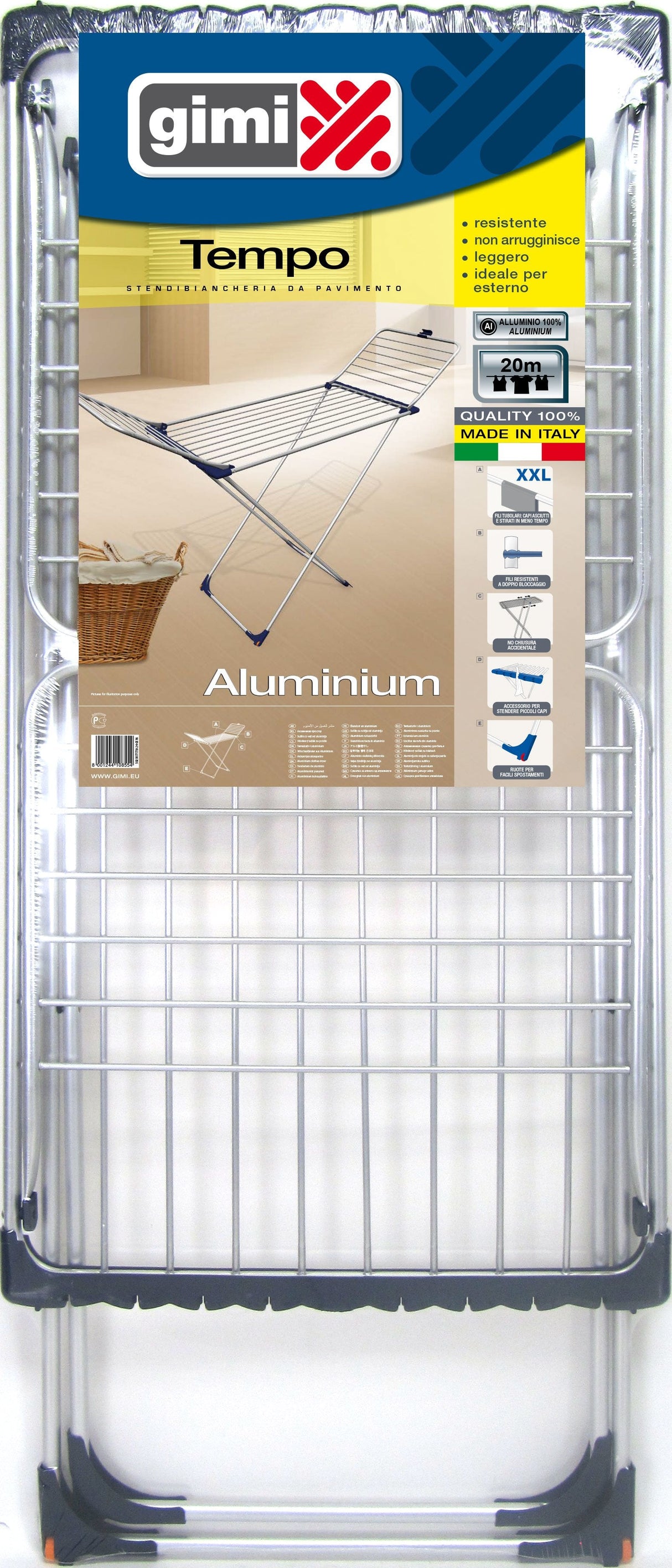 Tendedero Tempo Espacio De Tendido 20m Gimi 153773