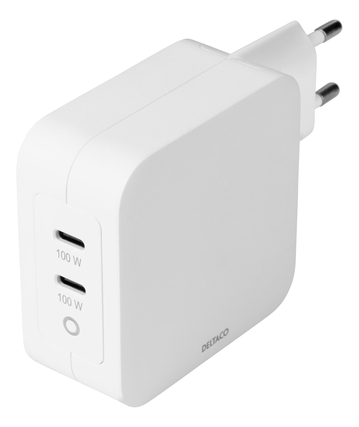 Deltaco Pd LadegerT 100w 2x Usb-C Gan Weiá