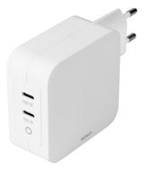 Deltaco Pd LadegerT 100w 2x Usb-C Gan Weiá