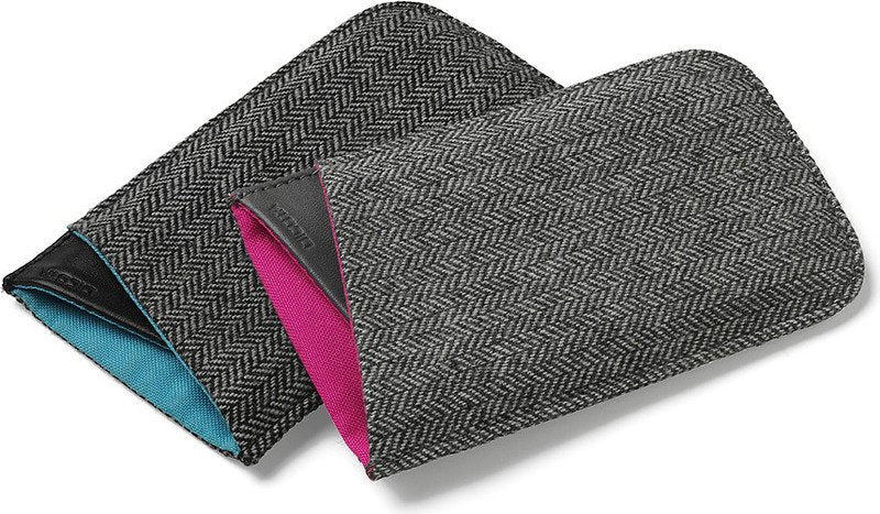 Löv Sleeve Funda Para Teléfono Portable Cuir/Laine Gris/Rose