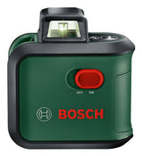 Bosch Bricolaje Y Jardín Láser De Líneas Cruzadas Advancedlevel 360 Set Verde/Negro, Líneas Láser Verdes, Alcance Ø 24 Metros 0603663b07