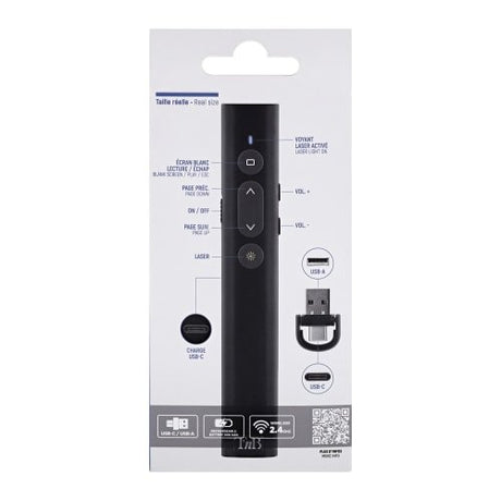 EAN 3303170114001 - T'nB LASEREMOTE2 apuntador inalámbricos Negro imagen 5