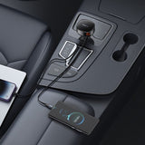 Baseus Enjoyment Pro Car Charger U+Retractable Type-C Cable 60w Cluster Black