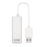 Nanocable Conversor Usb 3.0 A Ethernet Gigabit 10/100/1000 Mbps - 15cm - Aluminio