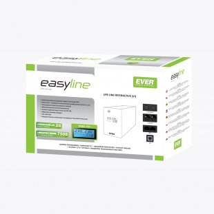 EAN 5907683603588 - Ever EASYLINE 1200 AVR USB sistema de alimentación ininterrumpida (UPS) Línea interactiva 1,2 kVA 600 W 4 imagen 3