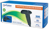 EAN 0766623177672 - Manhattan 177672 lector de código de barras Lector de códigos de barras portátil 1D CCD Negro imagen 6