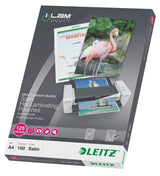 Esselte Leitz 125 Mikron - Pack De 100 - Transparente - Mate