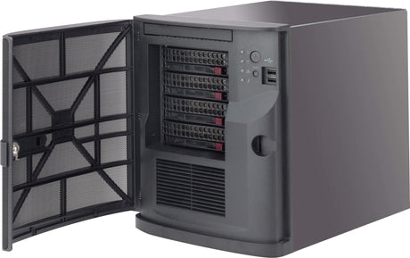 EAN 672042446209 - Supermicro CSE-721TQ-350B carcasa de ordenador Mini Tower Negro 250 W imagen 1