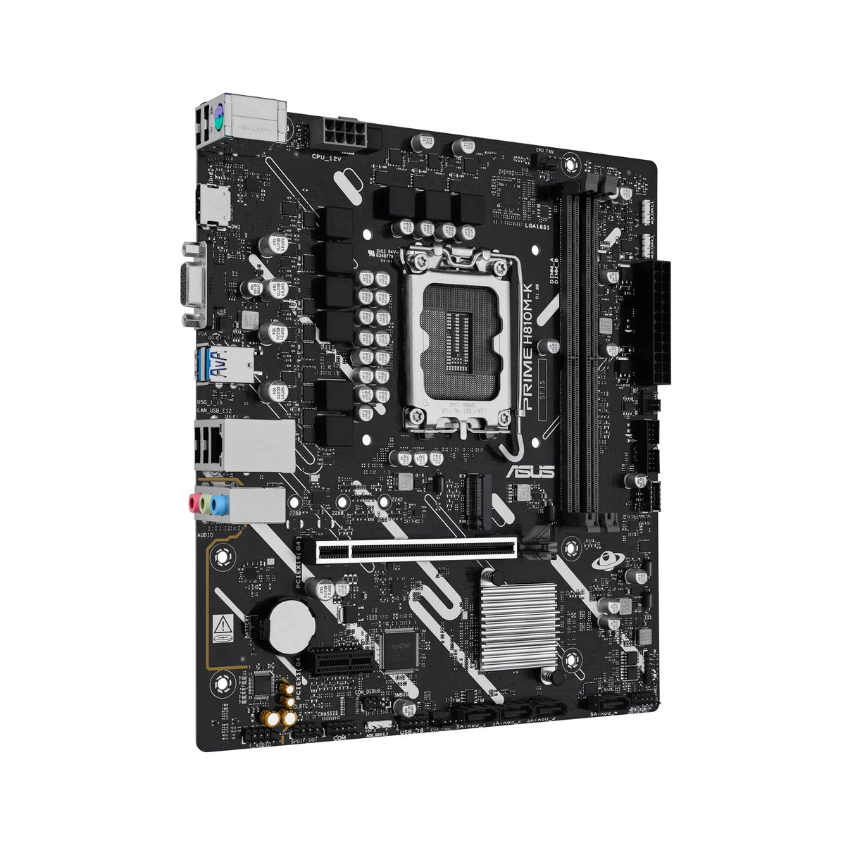 Asus Prime H810m-K-Matx Mainboard Sockel 1851 Hdmi Vga