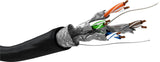 Cable  Goobay 77624 De Red Negro 100 M Cat6a S/Ftp (S-Stp) Negro, 100 M, Cat6a, S/Ftp (S-Stp)