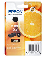 Tinta  Original Epson Nº33 Black Para Expression Home Xp-635, 830, Expression Premium Xp-530, 540, 630, 635, 640, 645, 830, 900