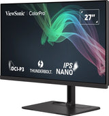 Viewsonic Vp2776t-4k, Monitor Led 68,5 Cm 27", Negro Mate, Ultrahd 4k, Ips, Thunderbolt 4, Validado Por Pantone Vp2776t-4k