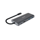 Docking Usb Tipo-C Tooq Tqe-2241g Ranura Ssd M.2 1xhdmi 2xusb 1xusb Tipo-C 1xlector Tarjetas 1xusb Tipo-C Pd